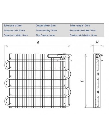 SBT 4290/50   EVAPORATORE  PERSOTTOBANCO STATICO