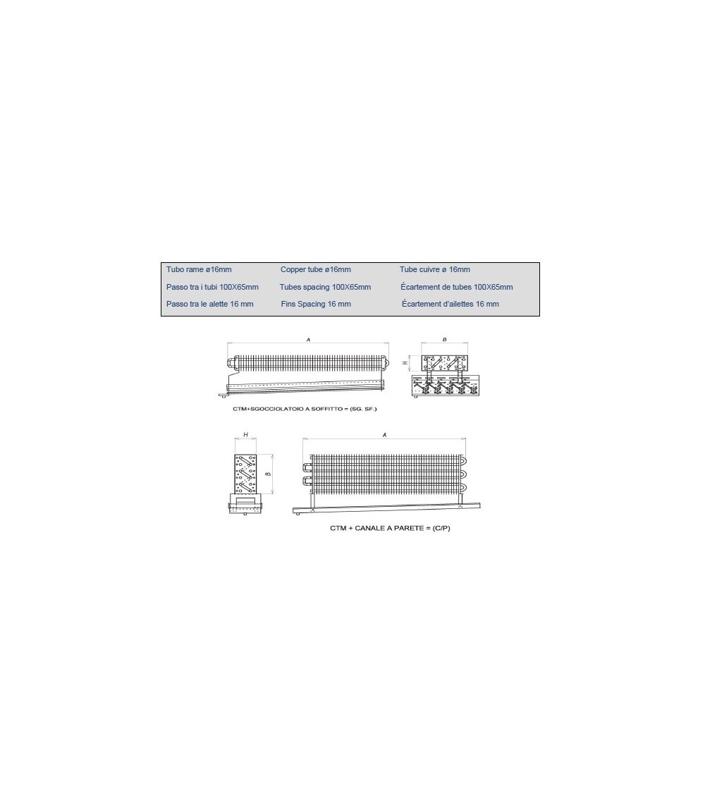 CTM 133/16    EVAPORATORE  PERCELLA STATICO