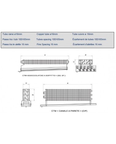 CTM 153/16    EVAPORATORE  PERCELLA STATICO