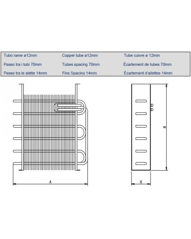 A   1450      EVAPORATORE  PERARMADIO STATICO