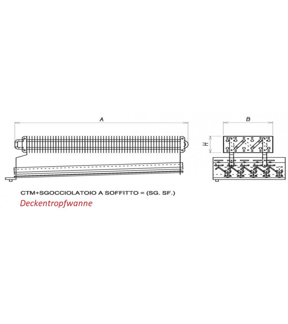 SGS 25010     SGOCCIOLATOIO A SOFFITTO 